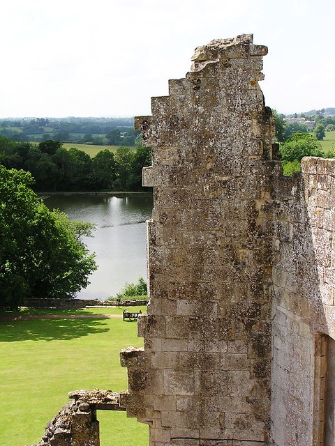 Lake from Old Wardour castle, Wiltshire
