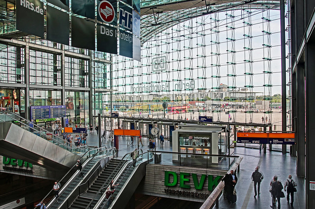Impressionen im Berliner Hauptbahnhof
