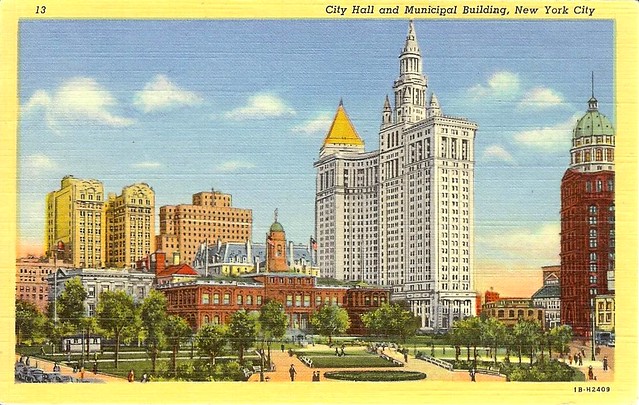 NYC City Hall Postcard