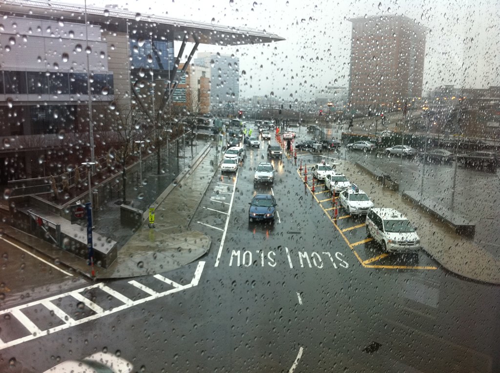 A rainy Friday morning at PAX