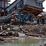 People Reviewing Damage Ishinomaki Higashi Matsushima Yamoto Japan Earthquake Tsunami Miyagi 2011