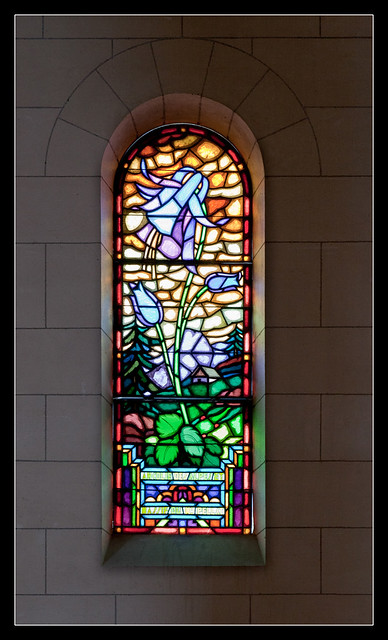 Les vitraux de Notre-Dame de la Fleur à Thorame-Haute Gare