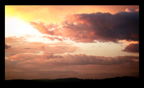 sunset pordosol sky orange cloud mountain canon landscape hill paisagem mount nuvens monte nuvem ceu