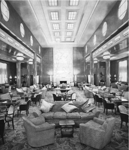 Queen Mary Rack Bench RMS Queen Mary archive photos of her interiors and artwork | Flickr
