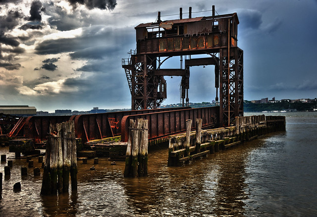 69th Street Transfer Bridge on Hudson River
