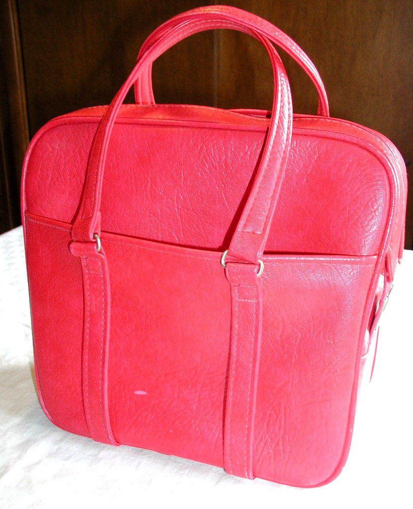 HOT PINK Samsonite Fashionaire Tote - Vintage Suitcase Wit… | Flickr