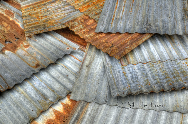 Corrugated Steel Siding- Kennecott Mill, Alaska