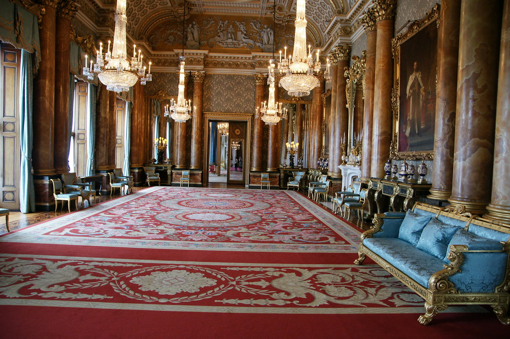 Buckingham Palace The Blue Drawing Room Before The Ballro Flickr