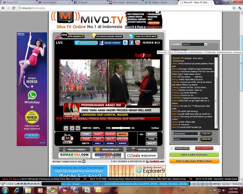 Live Streaming Penikahan Pangeran William N Catherine Midd Flickr