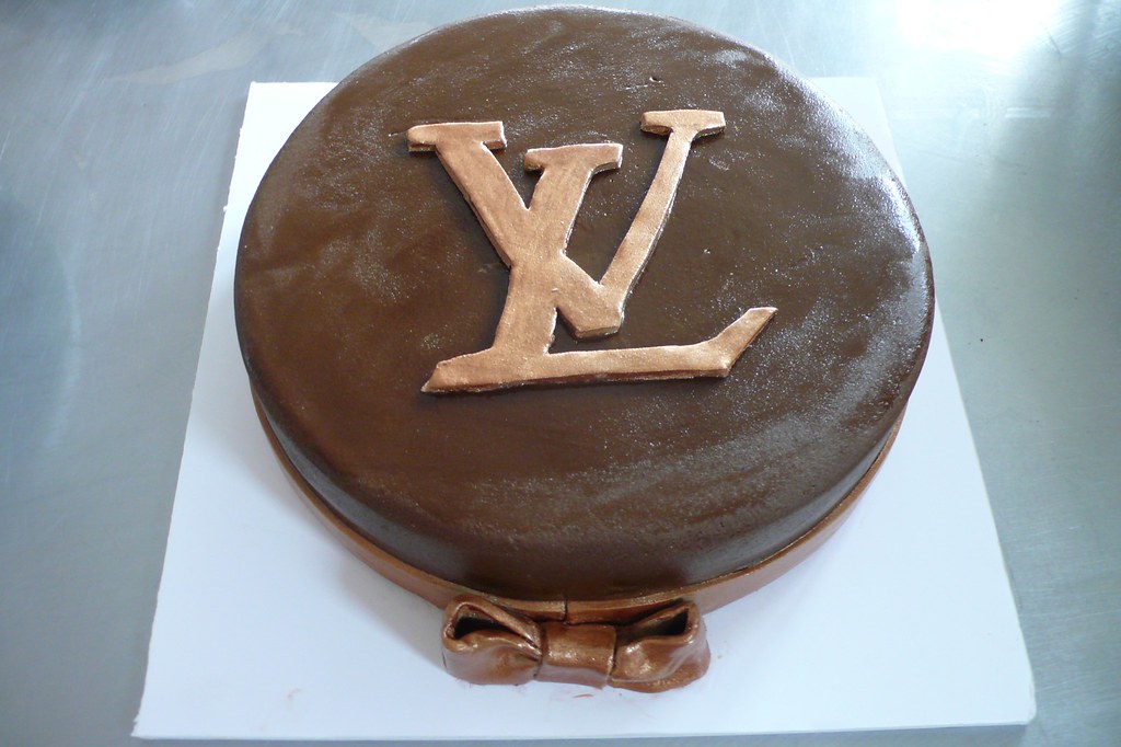Louis Vuitton Hatbox Birthday Cake