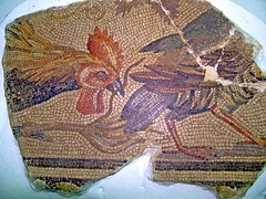 114. Museu de Ptolemaida. Mosaic amb aviram