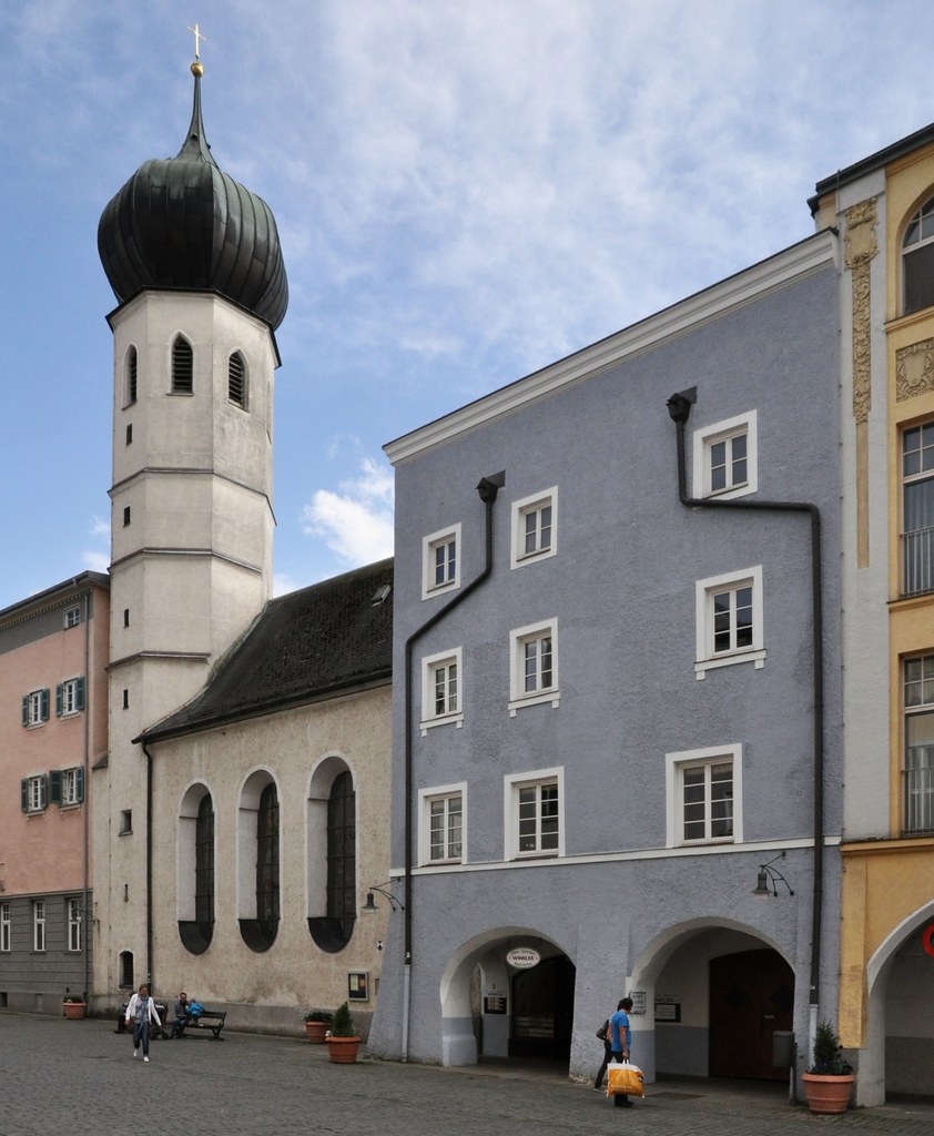 Rosenheim (Deutschland, Oberbayern, Rosenheim), Heilig Geist Kirche
