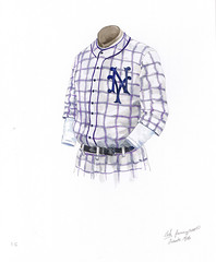 New York Giants 1916 uniform artwork