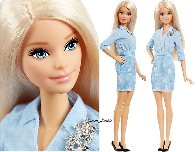 Details about   Mattel Barbie Fashionistas 49 Double Denim Look Doll