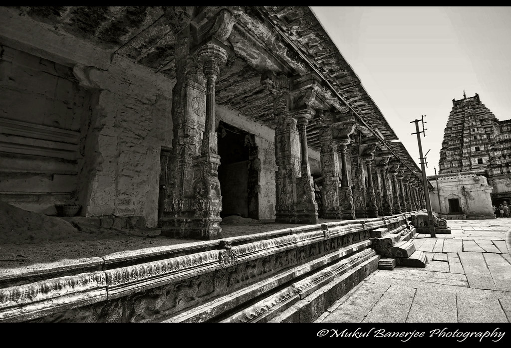 Virupaksha temple Gallery, Hampi Karnataka(BW) | Virupaksha … | Flickr