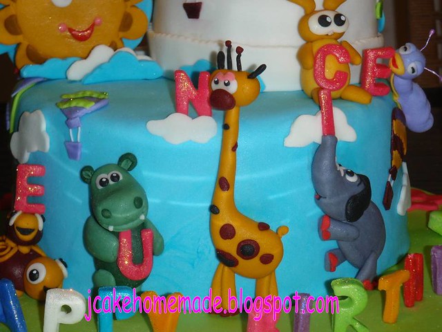Baby TV theme birthday cake