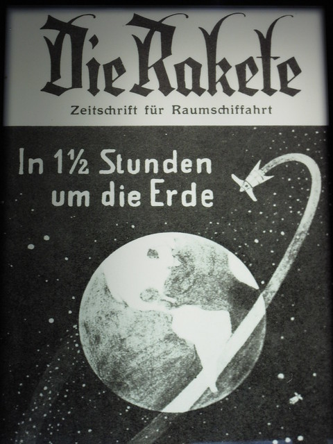 Die Rakete Zeitschrift fur Raumschiffahrt 1927  écriture gothique
