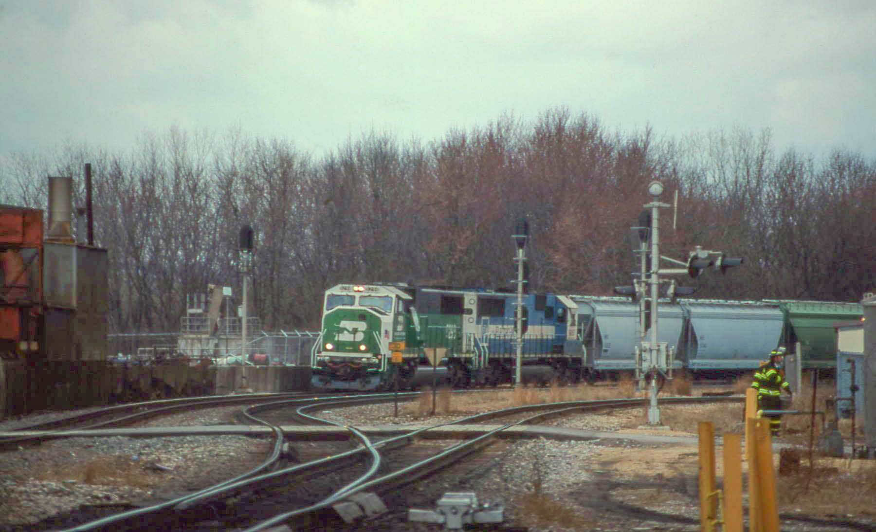 19970322 05 BNSF East Dubuque, IL