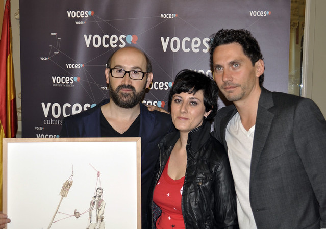 Premio Voz Solidaria 2011 de VOCES a Javier Cámara_DSC0421