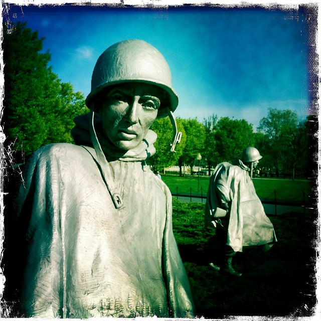 Korean War Memorial, Washington DC, USA...