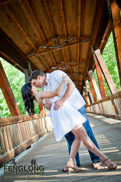 Elizabeth + Greg Engagement Session | Vickery Creek | Roswell Wedding Photographer