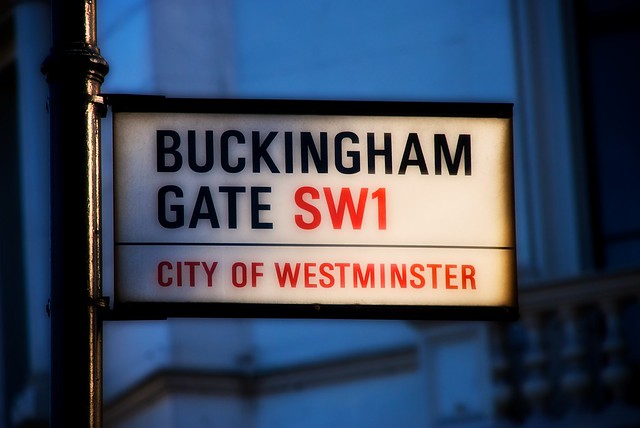 Buckingham Gate sign