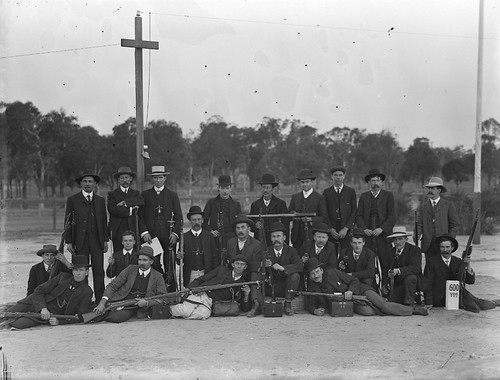 Members of Clyde works rifle club | by Powerhouse Museum Collection