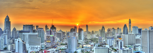 A Bangkok Sunset 4-19-2011