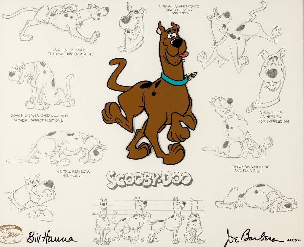Scooby-Doo Model Sheet Limited Edition Cel (Hanna-Barbera, 1997) .