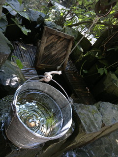 Bucket to draw water from the spring by my Nokia N8 #Nanciyaga #catemaco