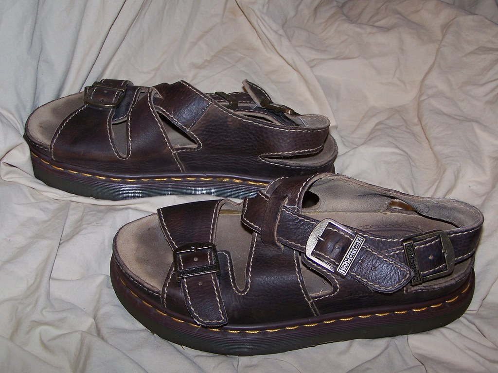 Doc Marten Women's Brown Leather Sandals Size 9US 8UK | Flickr