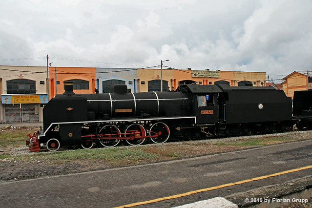 Steam loco 564.36 „Temerloh“ class O (North British, 1946) @ Gemas station