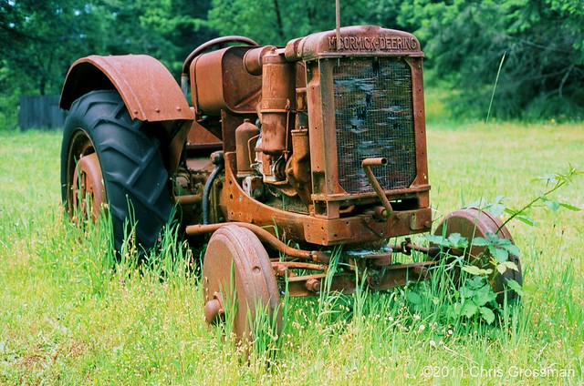 McCormick-Deering Tractor - Olympus 35SP - Velvia 50