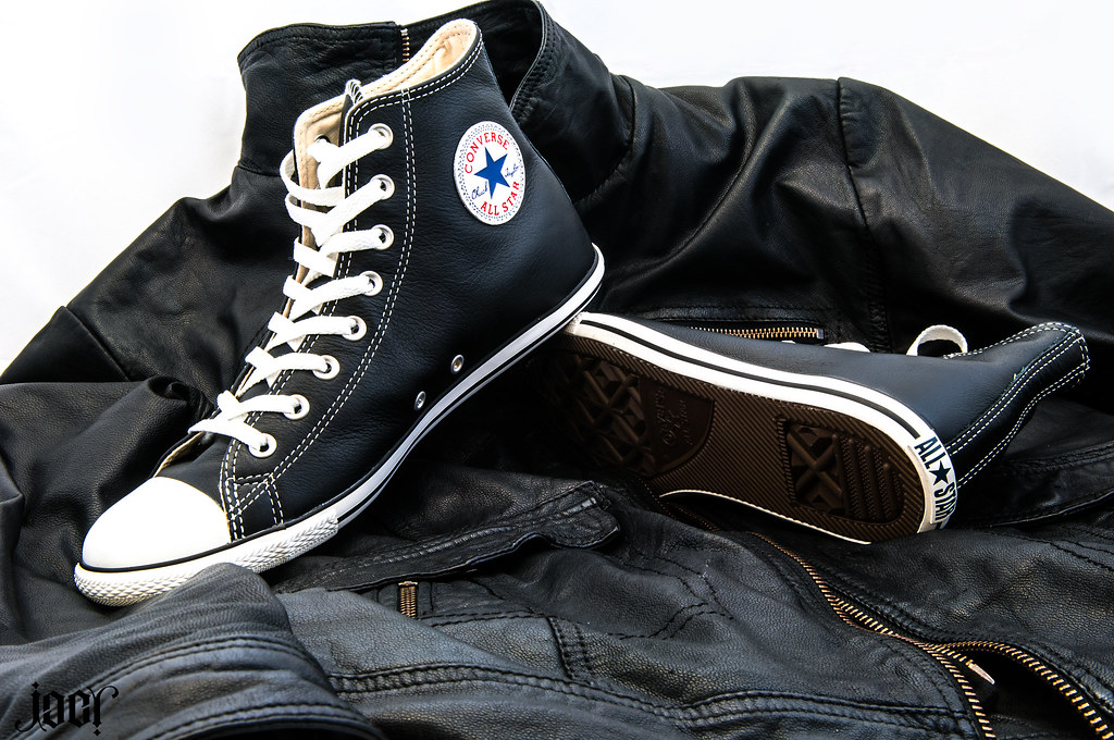 Pygmalion Sympatisere Stort univers Leather Converse Slim Hi-Cut | I believe this was the Chucks… | Flickr