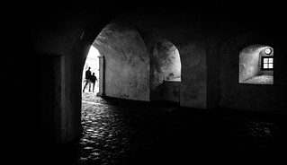 Kronborg castle, Helsingor, Denmark - Black and white street photography