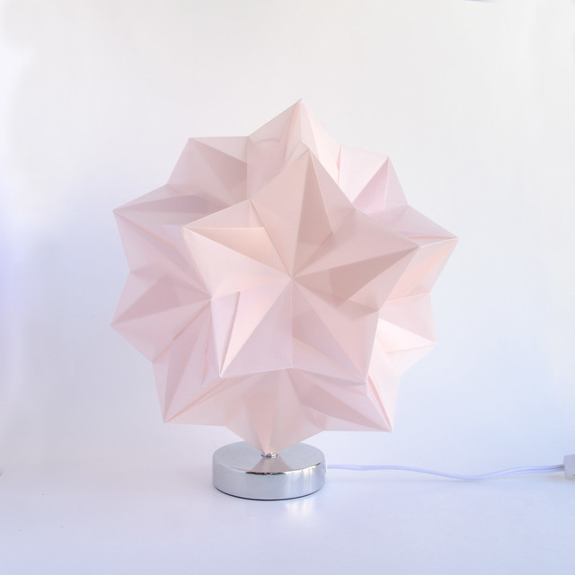 Twister #origami lamp. #kusudama