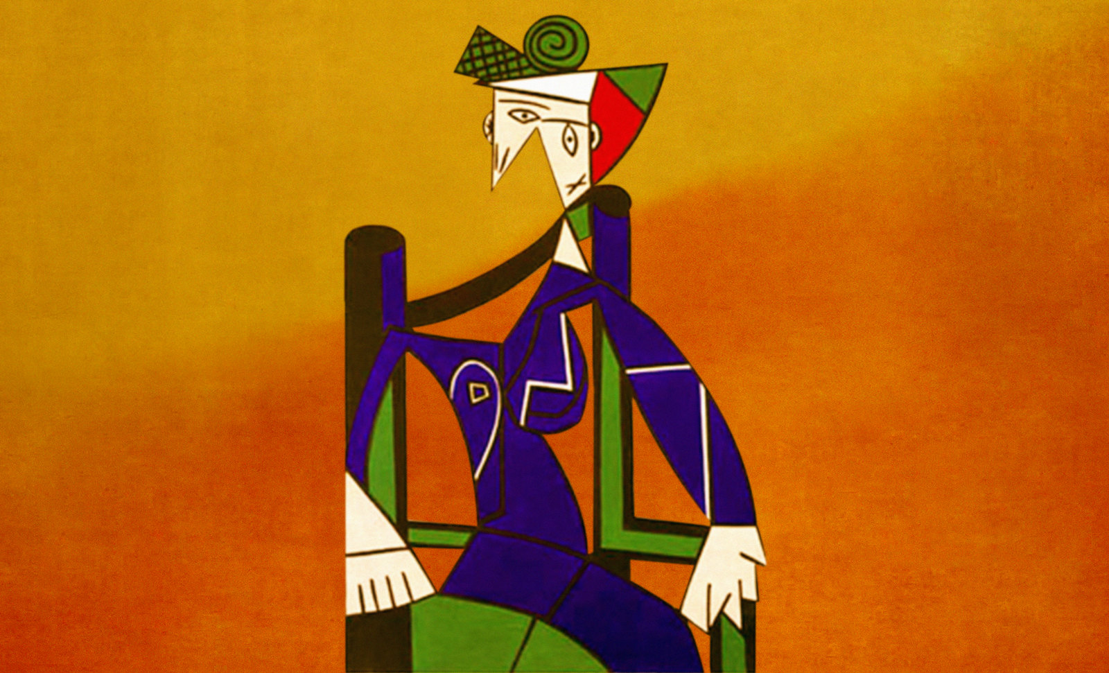 Dora Maar, traducción de Pablo Picasso (1941), interpretación de (1963).