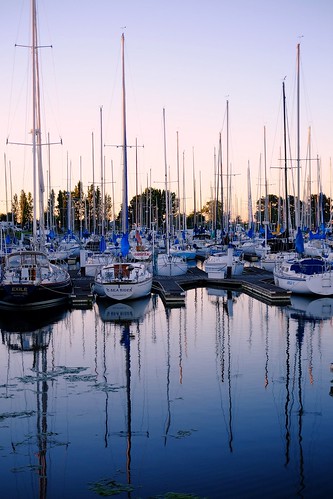 sunset sailing sailboats