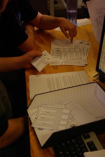 Paper-based prototype | by Samuel Mann