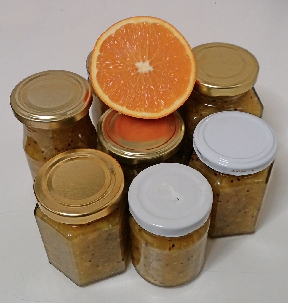 Kiwi-Orange-Ingwer Marmelade | 700g geschälte kleingeschnitt… | Flickr