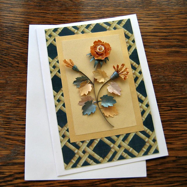 Quilled Thanksgiving Card