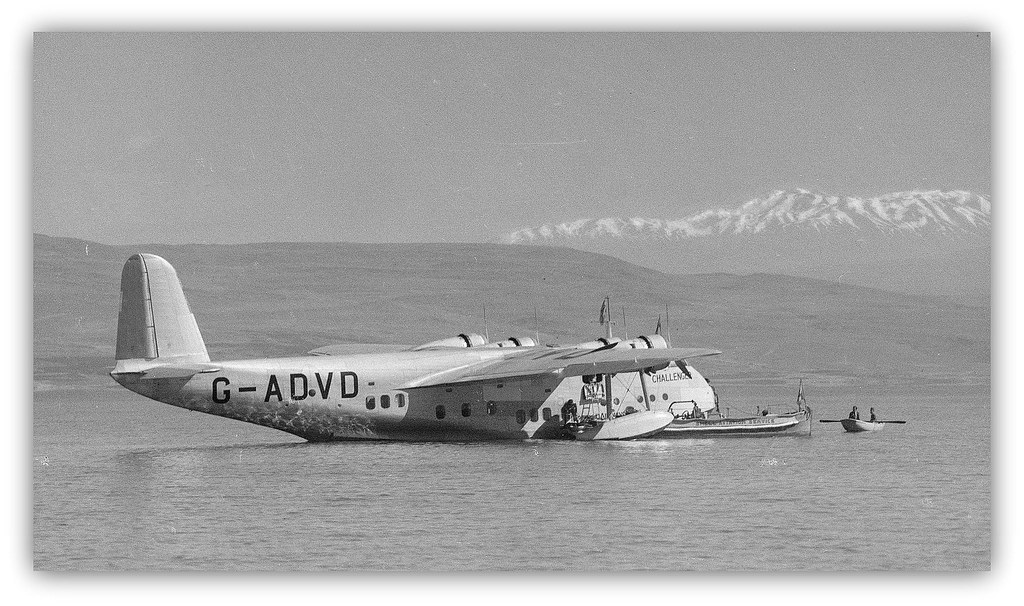 Imperial Airways Short Empire Flying Boat G Advd A C Nam