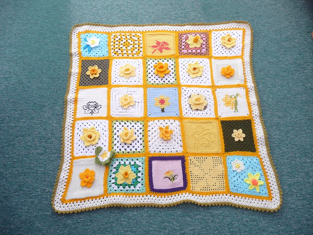 Marie Curie Cancer Care Blanket to be auctioned.