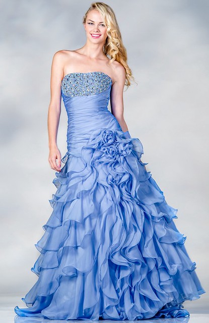 Perri_Blue_Ruffle_Prom_Dress | Perri_Blue_Ruffle_Prom_Dress | Flickr