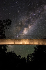 Walkway below the Milky Way
