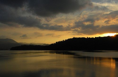 Sunset on Arenal Lake in Costa Rica