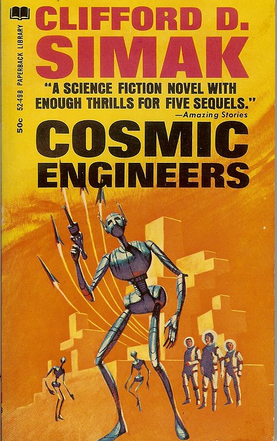 Cosmic Engineers - Clifford D. Simak - cover artist Jack Gaughan