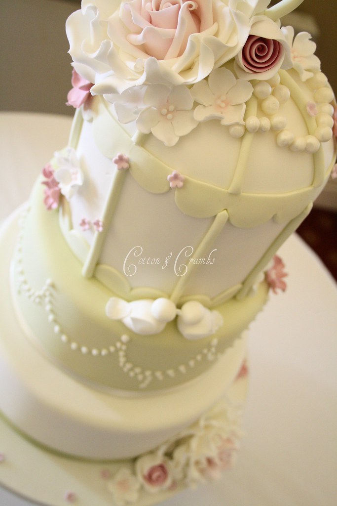 3 tier birdcage cake | Delivered Saturday to Hawkwell House,… | Tracy ...