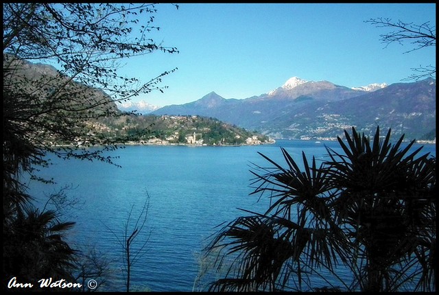 View from Villa Balbianello, Italy