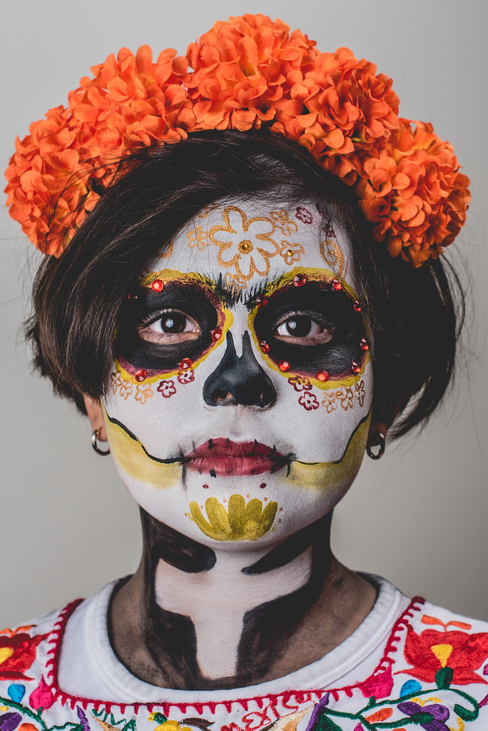 Catrina de Frida | Maquillaje para día de muertos de Frida K… |  MaloMalverde | Flickr